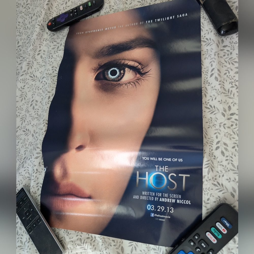 The Host Movie Poster - Blue and Black